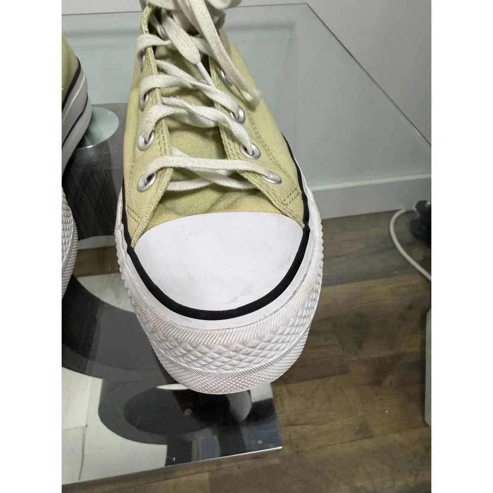 Converse Chuck Taylor All Star Lift High Top Sage Green Sneakers A03386F Size 9